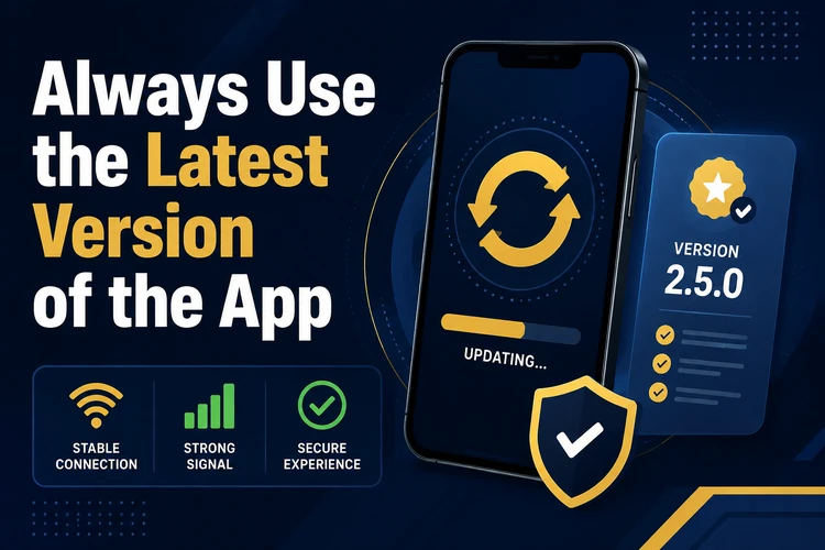 Always Use the Latest Version of the App